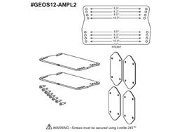 Nexo GEO S12 Fixes Installation Angle Plates 5° - 10°