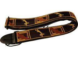 FENDER popruh mono strap žluto/hnědý
