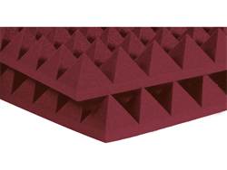 Auralex Studiofoam Pyramids 4-22 burgundy