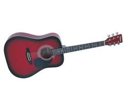 FALCON FG100R  Dreadnought kytara RED červená