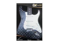 Nalepovací fólie na kytaru  Stratocaster Metal Overlay