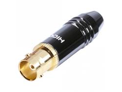 SC BNC-Löt-Kabelbuchse, 75 Ohm, vergoldet