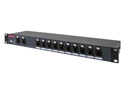 LSC MDR Splitter 10x RJ45 Ethercon, Rack Mount