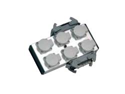 Ultralite Powerbox 6 (Alu), 2x Harting ULPB62H