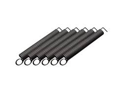 Fender pružina pro tremolo černá 6 ks sada