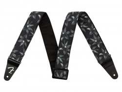FENDER 2" Hawaiian Strap, Black Floral