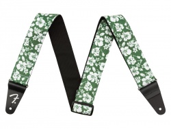FENDER 2" Hawaiian Strap, Green Floral