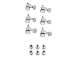 FENDER locking tuners - zamykatelné ladící mechaniky brushed chrom | musicdata