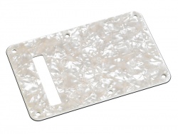 FENDER Backplate, Stratocaster, Aged White Moto, 4-Ply