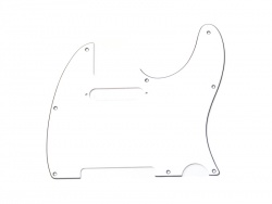 FENDER Pickguard Telecaster, 8-Hole Mount, White, 3-Ply