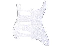 FENDER pickguard Strat White Pearl 11 otvorů