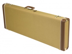 Fender G&G Deluxe Strat/Tele Hardshell Case Tweed with Red Poodle
