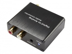 Speaka Professiona převodník Toslink/Coax na stereo RCA/Jack 3,5mm