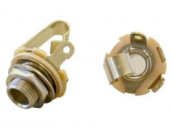 TAD Switchcraft jack Metal Phone Jack, open, mono