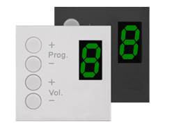 AUDAC DW3020/B - ovládací nástěnný panel pro matice Audac R2/M2 černý