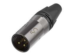 NEUTRIK NC3MXX-50 Anniversary Special Edition XLR konektorů
