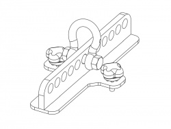 Nexo P12 lift bar for P serie black