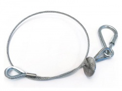 Ultralite lanko s karabinou 3mm, 60cm, 10kg