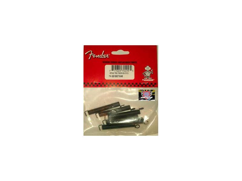 Fender pružina pro tremolo černá 6 ks sada | Ostatní - 02