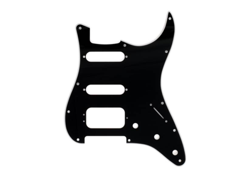 FENDER pickguard Stratocaster black 11 otvorů | Pickguard - 01