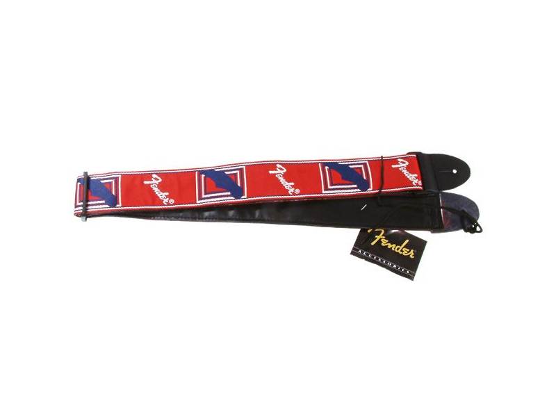 FENDER popruh Monogramm Strap červeno/bílo/modrý | Popruhy - 02