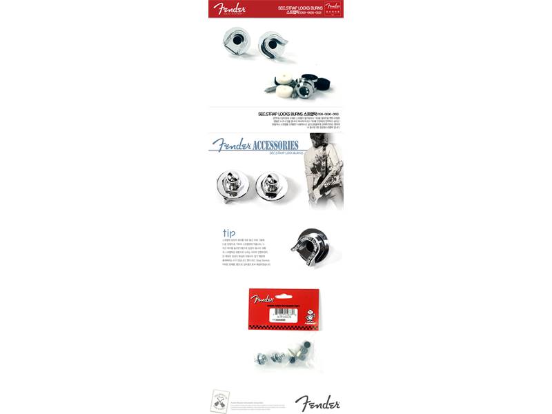 FENDER Strap Locks kompletní sada | Ostatní - 03