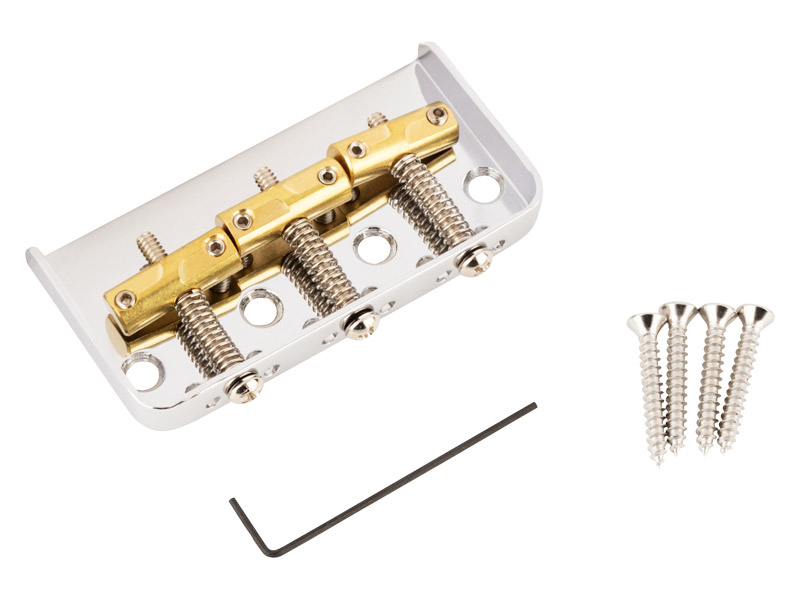 Fender 3-Saddle Custom Tele Bridge Cut-Off Vintage-Style | Spojovací materiál a lepidla - 02