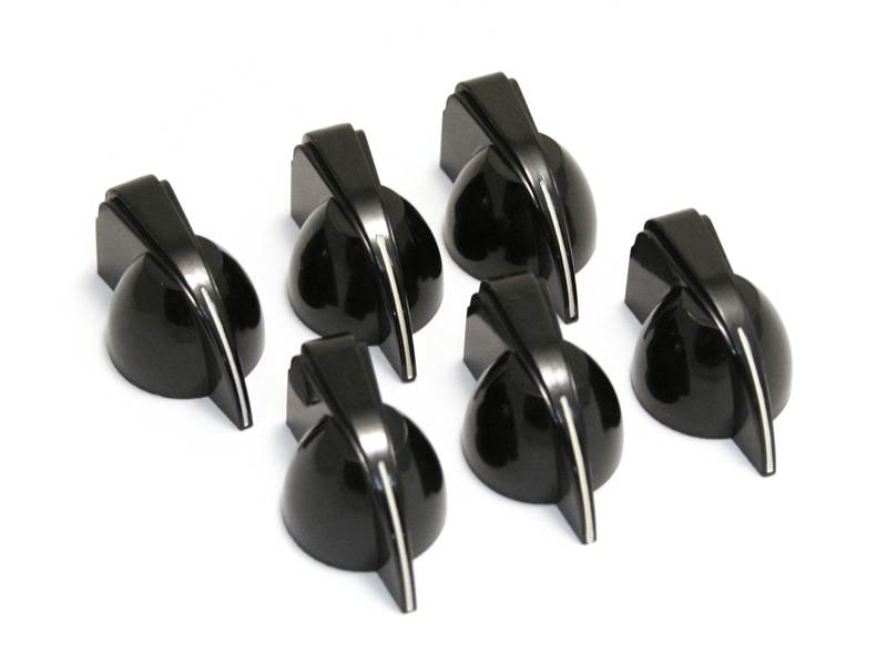 FENDER Chicken Head knobs Pure Vintage knoflík potenciometru black | Výkonové - 01