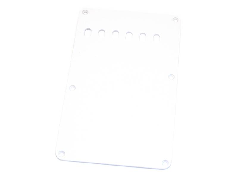 FENDER BACKPLATE - zadní kryt pružin tremola, vintage, bílá | Ostatní - 01