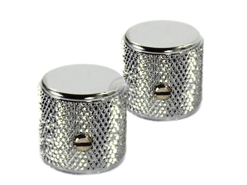 FENDER knoflík potenciometru Knurled Knobs CHROM | Ostatní - 01