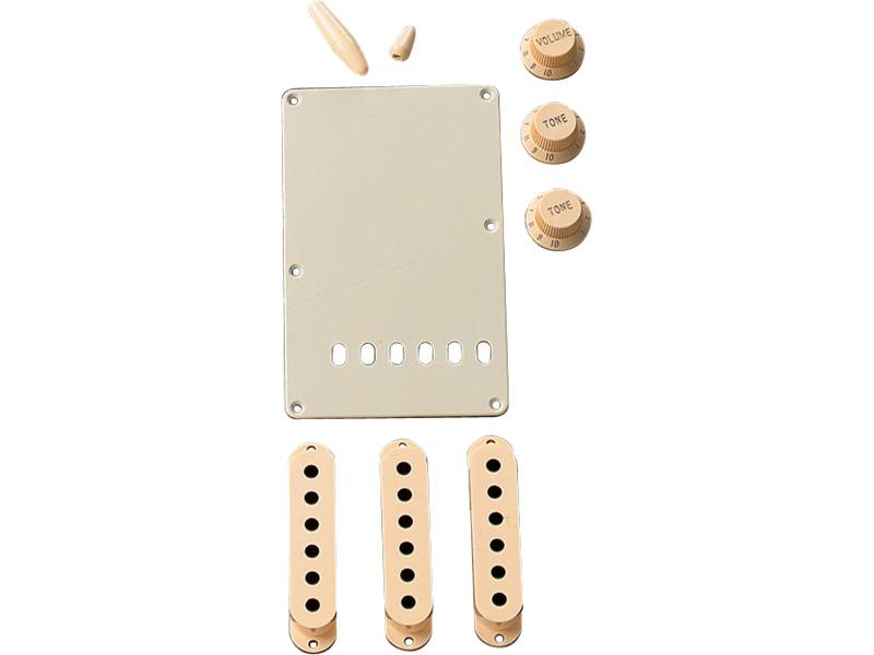 FENDER Accessory Kit Strat - aged white - sada plastových krytů | Ostatní - 01