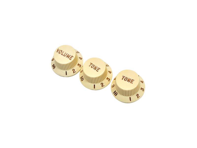 FENDER knoflík potenciometru Aged White Strat Knobs | Ostatní - 01