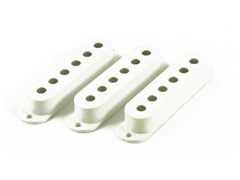 FENDER Pickup Cover Stratocaster White sada kryt snímače | Struny - 01