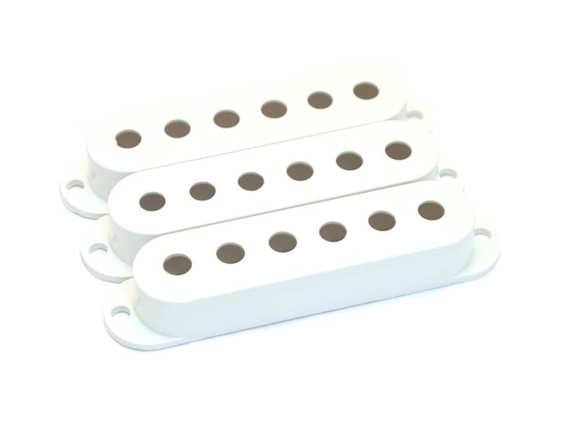 FENDER Pickup Cover Stratocaster White sada kryt snímače | Struny - 02