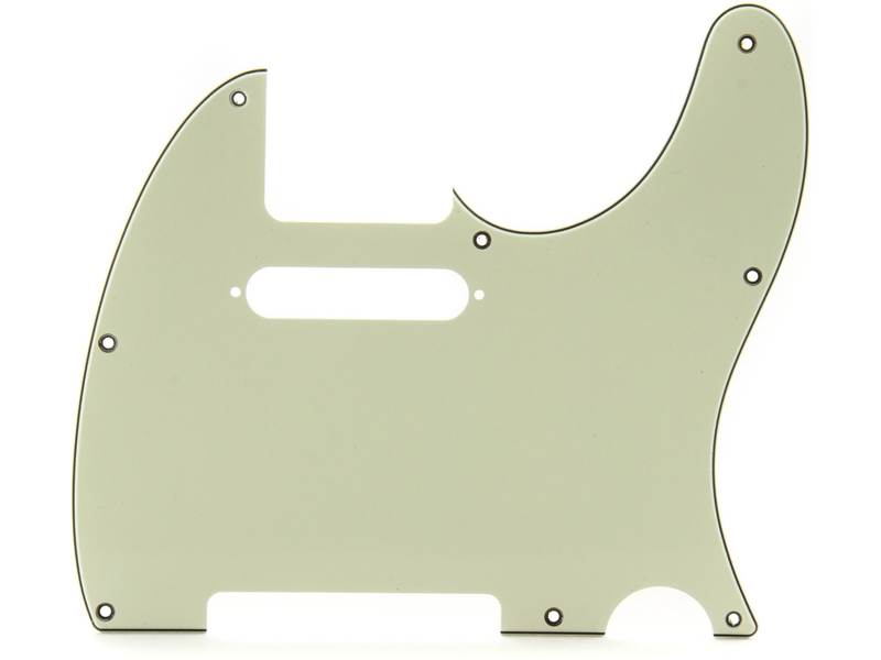 FENDER pickguard Telecaster Mint Green 8 otvorů 3-Ply | Ostatní - 01