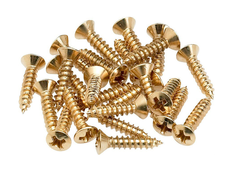 FENDER Pickguard Screws Gold | Ostatní - 01
