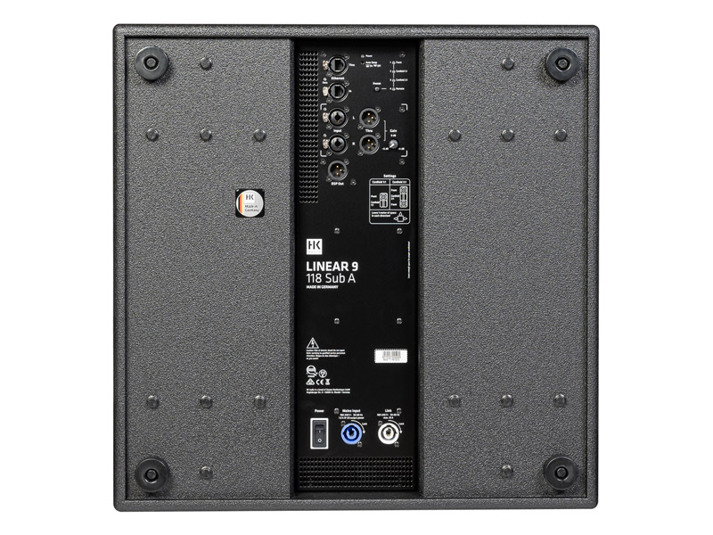 HK Audio LINEAR 9 118 Sub A, aktivní subwoofer | POWERCON - panelové - 04