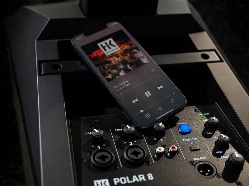 HK Audio POLAR 8, sloupový PA systém | POLAR - aktivní sloupové systémy - 05