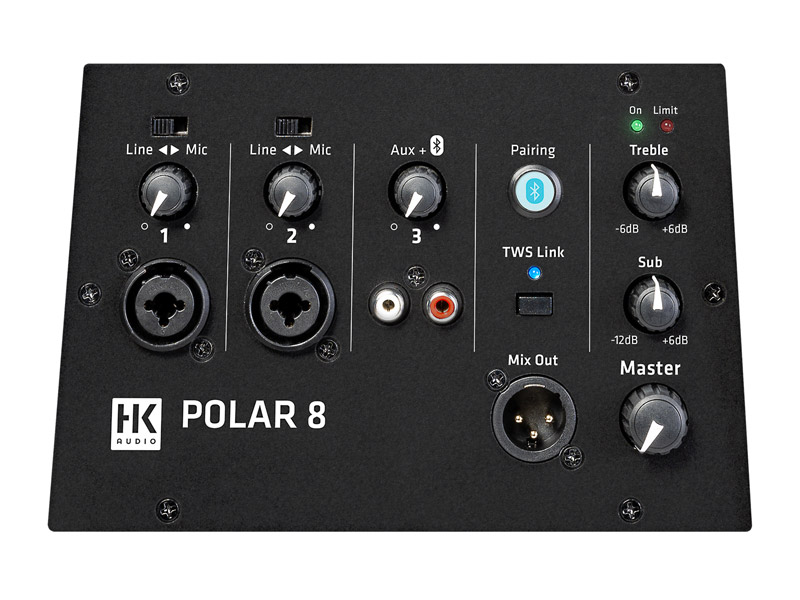 HK Audio POLAR 8, sloupový PA systém | POLAR - aktivní sloupové systémy - 06