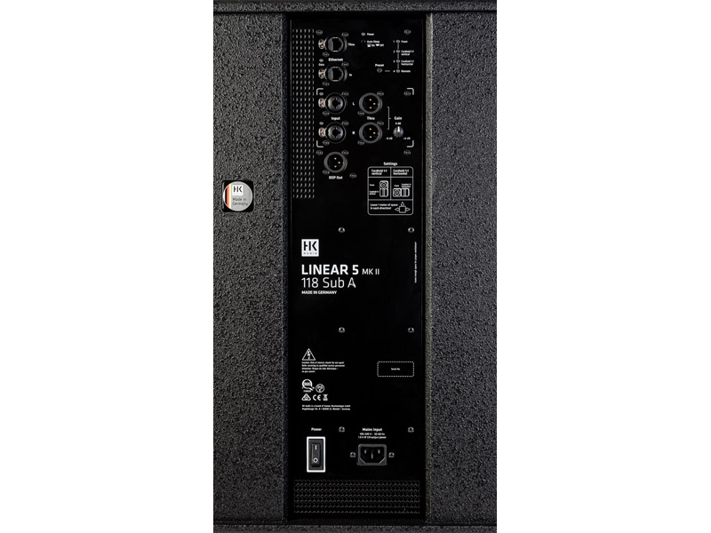 HK Audio LINEAR 5 MKII 118 Sub A, aktivní subwoofer | LINEAR SUB - aktivní subwoofery - 04