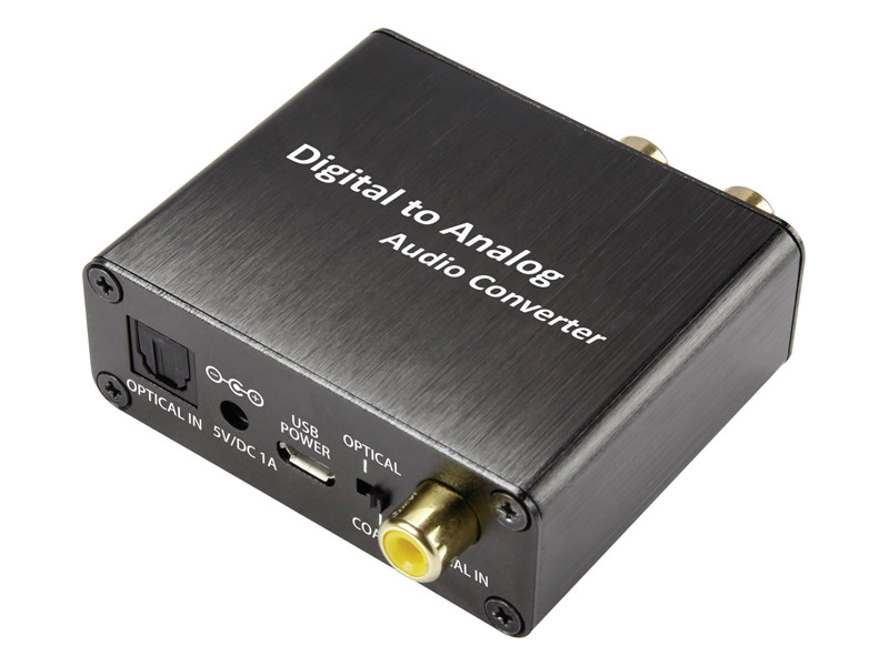 Speaka Professiona převodník Toslink/Coax na stereo RCA/Jack 3,5mm | Audio - Video slučovače a rozbočovače - 03