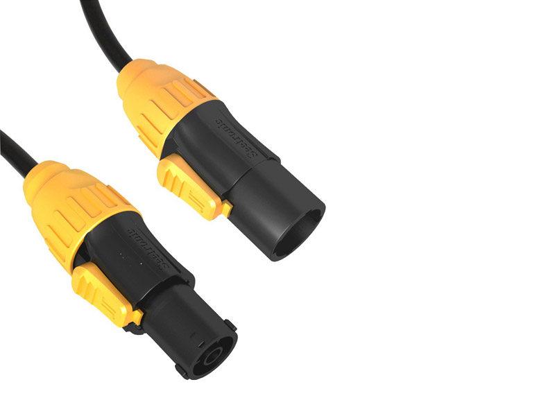 American DJ PLC IP65 Locking Power link 3m | DMX kabely - 01