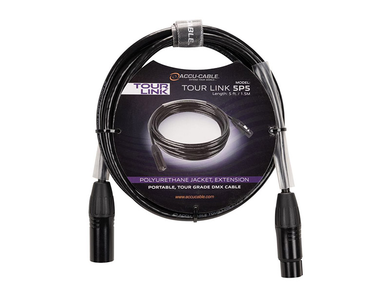 ACCU CABLE Tour Link 5P DMX 1.5m | DMX kabely - 01