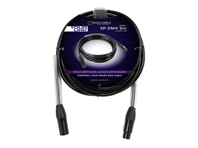 ACCU CABLE Tour Link 5P DMX 5m | DMX kabely - 01