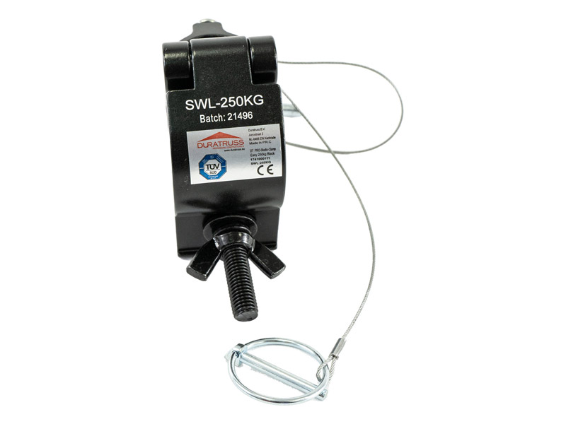 Duratruss DT PRO-Studio-Clamp Easy 250kg Black | Clamps - 05