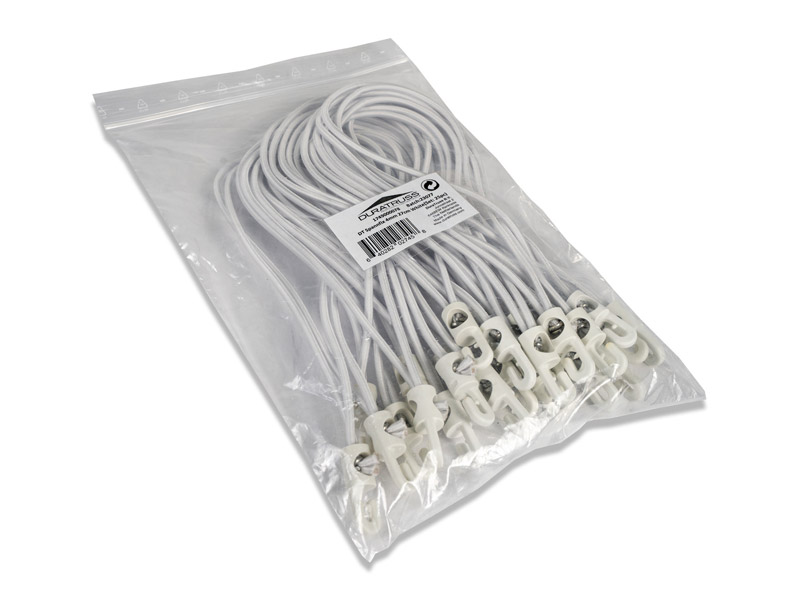 Duratruss DT Spannfix 4mm white 27cm, set 25 pcs | Mobilní - 03