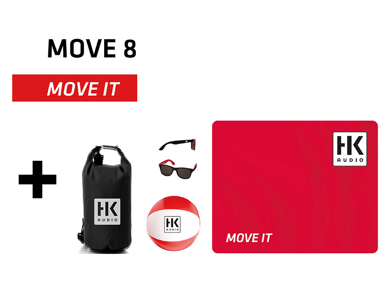 HK Audio PR:O MOVE 8, přenosný aktivní reprobox / monitor, Summer Set | Premium PR:O - aktivní systémy - 06
