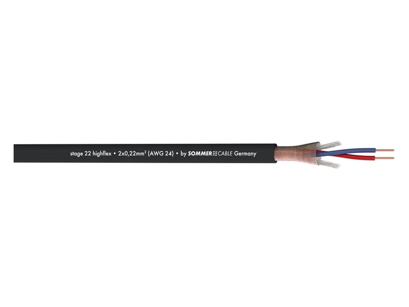 Sommer Cable 200-0001 STAGE HIGHFLEX - černý | Mikrofonní kabely - 02
