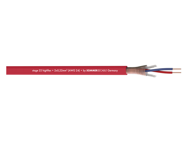 Sommer Cable 200-0003 STAGE HIGHFLEX - červený | Vázací pásky - 02