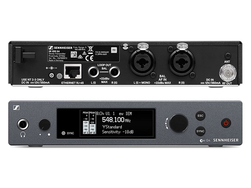 Sennheiser EW IEM G4 A 516-558Mhz | Rohy - 02